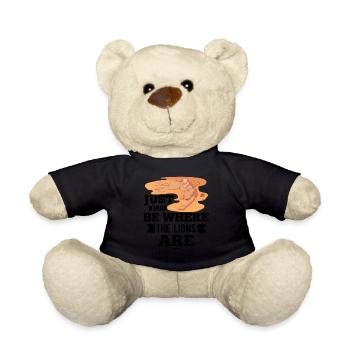 J’adore les lions - Nounours - noir - Devant