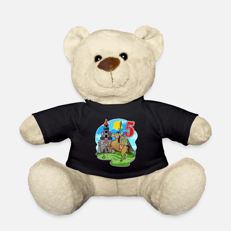 5 Jahre Ritter Burg - Teddy - Schwarz