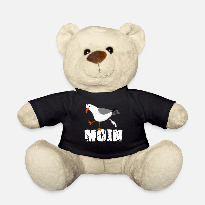 Moin Nodesee Möwe Norddeutsch - Teddy - Schwarz