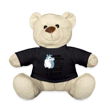 Cadeau sportif Baseball Mother - Nounours - noir - Devant