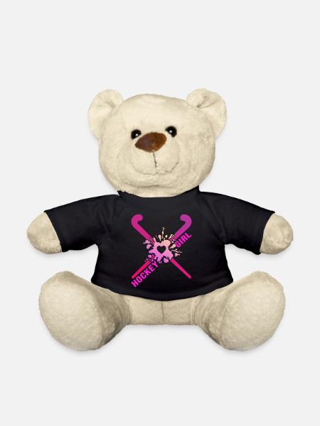 Hockey Feldhockey Hockeygirl Damenhockey - Teddy - Schwarz