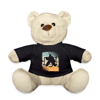 Eishockey - Teddy Bear - black - Front