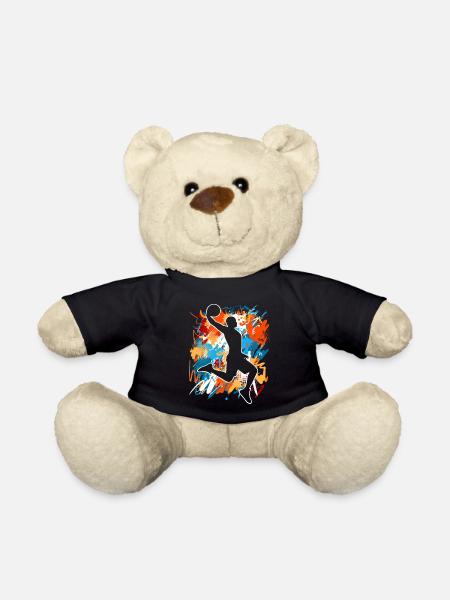 Basketball basketball players - Teddy Bear - black