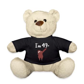 Faultier Liebhaber Faultier Geschenk - Teddy - Schwarz - Vorne