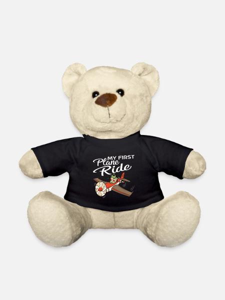 My First Plane Ride 56 - Teddy - Schwarz
