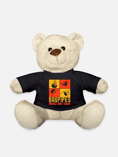 Dudelsack Dudelsackspieler - Teddy - Schwarz