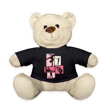 Gymnastics | Gymnastics Gymnastics Girls Women - Teddy Bear - black - Front