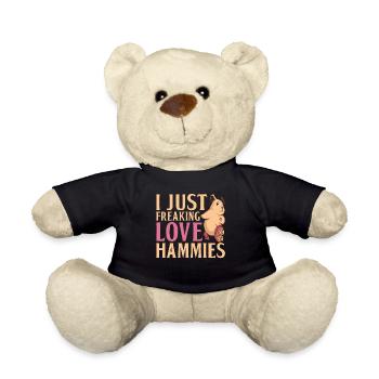 Hamster Liebhaber Hamster Geschenk - Teddy - Schwarz - Vorne