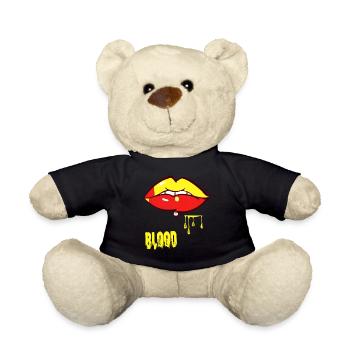 Piercing & Blut - Teddy - Schwarz - Vorne