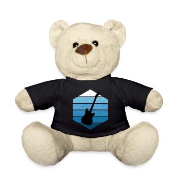 Guitar Gitarrenspieler Damen E-gitarre - Teddy - Schwarz - Vorne