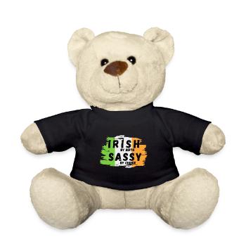 iIrisch von Geburt frech durch Wahl - Teddy - Schwarz - Vorne