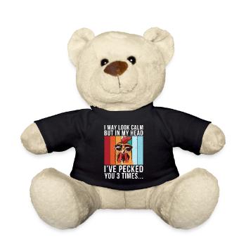Cadeaux de poulet Propriétaire de poulet - Nounours - noir - Devant