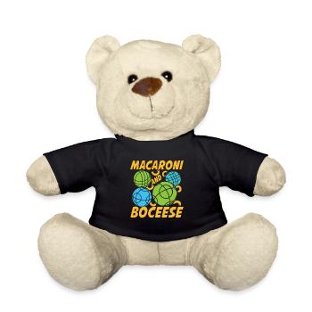 Petanque Petanque Boccia Bocce Boule für einen - Teddy - Schwarz - Vorne