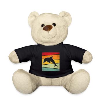 Delfin Retro - Teddy - Schwarz - Vorne