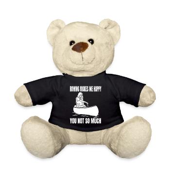 Rowing Rowing Rowing Club Rowing Team - Teddy Bear - black - Front