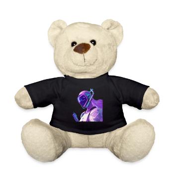 Space Girl 3 - Nounours - noir - Devant