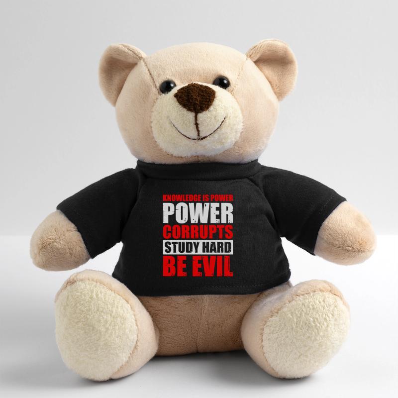 Knowledge Is Power Corrupt Study Hard Be Evil 5 Teddy