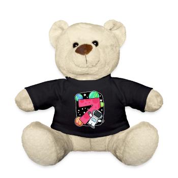 7 ans Cadeau d’anniversaire de garçon - Nounours - noir - Devant