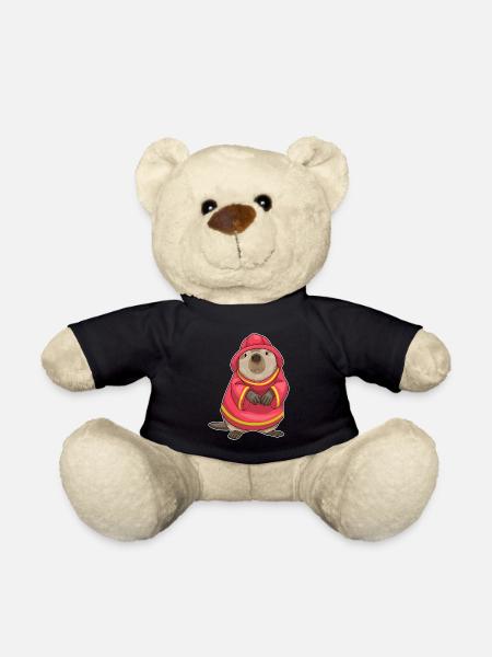 Biber Feuerwehrmann Feuerwehr - Teddy - Schwarz