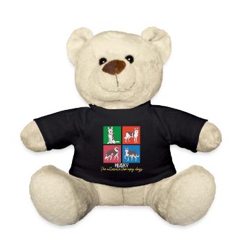Huskies The Ultimate Therapy Dogs - Siberian Husky - Teddy Bear - black - Front