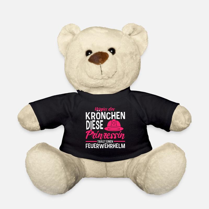Vergiss Das Krönchen Diese Prinzessin - Teddy - Schwarz