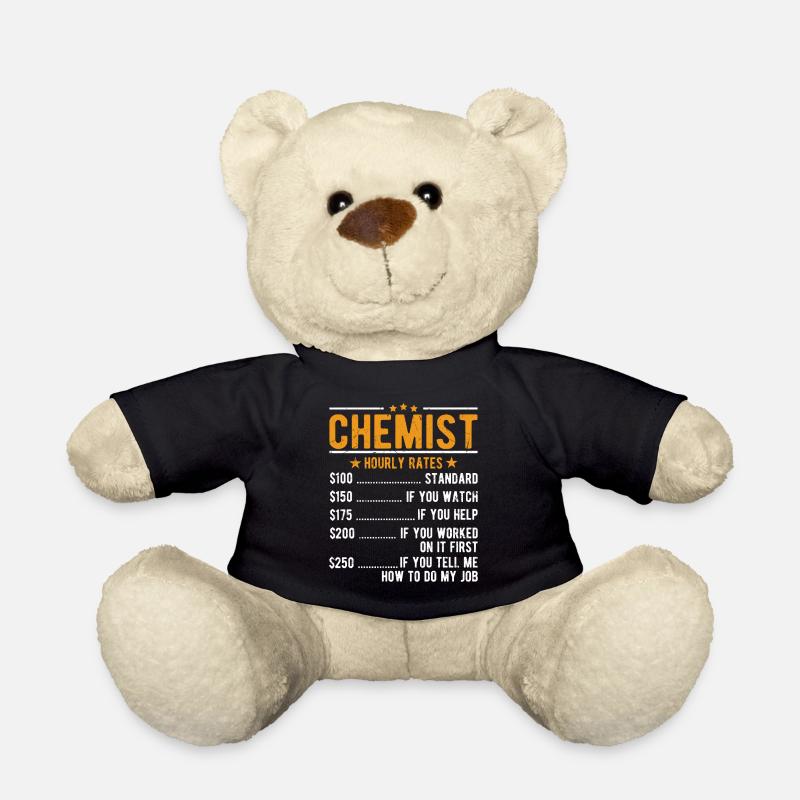 Chemiker Stundenlohn - Teddy - Schwarz