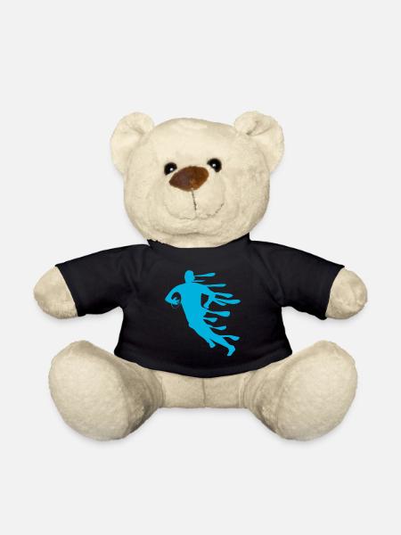 Joueurs de rugby Rugby ballon Rugby - Nounours - noir