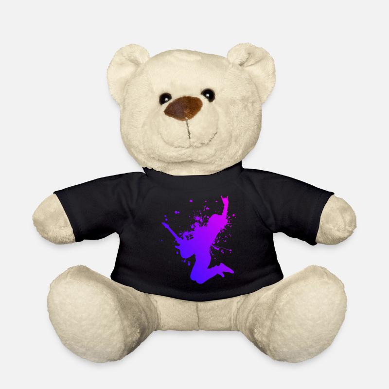 E-gitarre Gitarrenspieler Gitarre classical guitar - Teddy - Schwarz