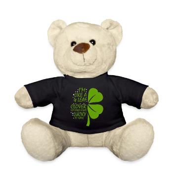 Je suis comme un trèfle à 4 feuilles qui ne - Nounours - noir - Devant