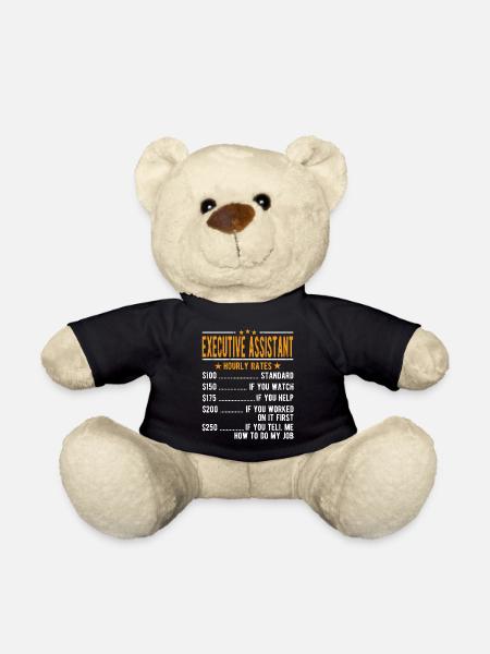 Vorstandsassistent Stundenlohn - Teddy - Schwarz