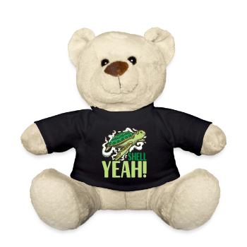 Turtle Turtle Aquatic turtle - Teddy Bear - black - Front
