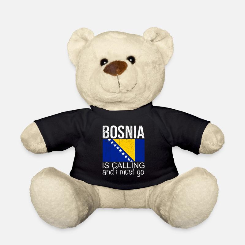 Bosnien Spruch - Teddy - Schwarz