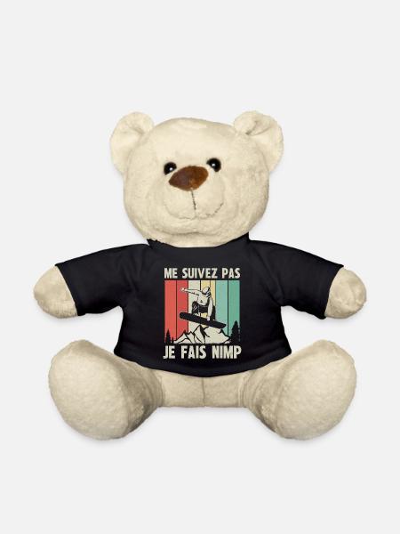 me suivez pas je fais nimp - Nounours - noir
