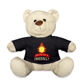 RPG D20 Feuerball Tabletop Rollenspiel - Teddy - Schwarz - Vorne