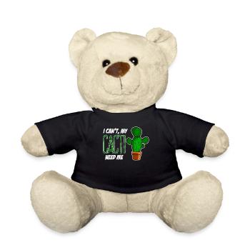 Kaktus Garten Gärtner Kakteen - Teddy - Schwarz - Vorne