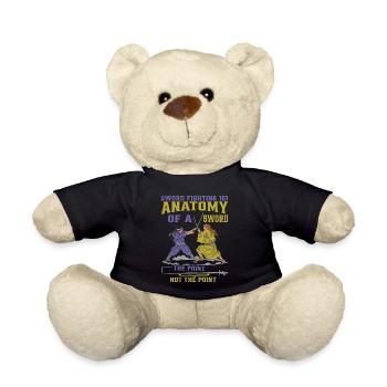 Sword Fighting 101 Anatomy Of A Sword 6 - Teddy Bear - black - Front