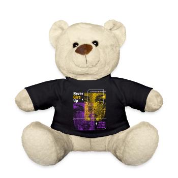 Never Give Up Streetwear - Teddy - Schwarz - Vorne
