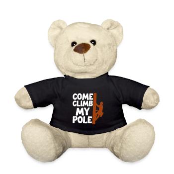 Come Climb My Pole 4 - Teddy Bear - black - Front