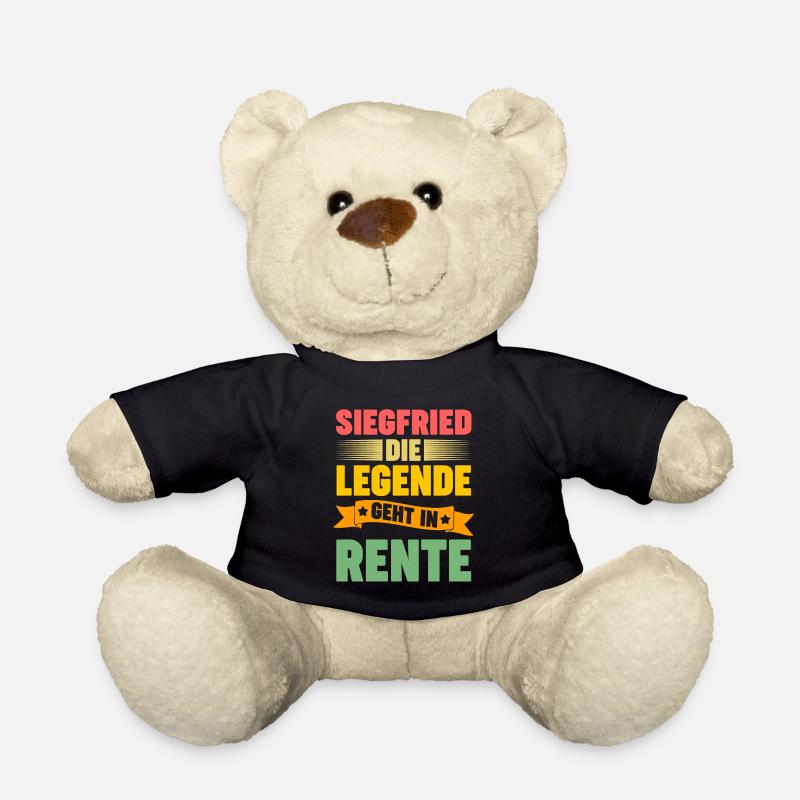 Siegfried die Legende geht in Rente - Teddy - Schwarz