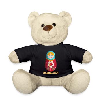 Matryoshka Doll Russie Babouchka Russe - Nounours - noir - Devant
