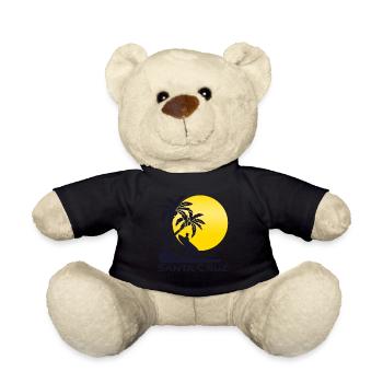Santa Cruz Surfboard Surfer - Teddy Bear - black - Front