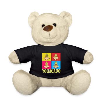 Yoga Avocado - Teddy Bear - black - Front