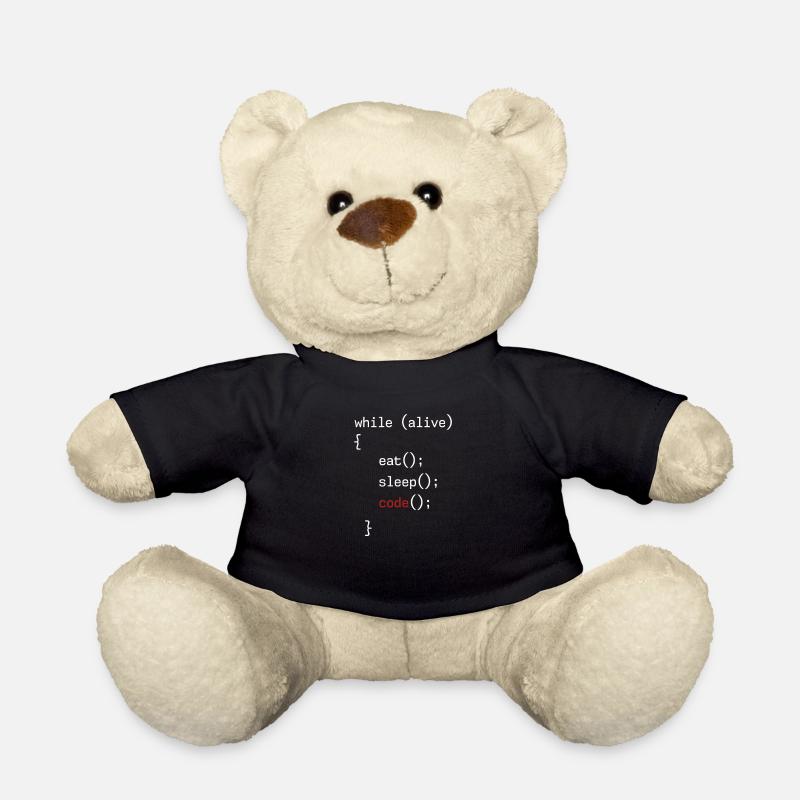 Administrator Coding Geek Programmierer - Teddy - Schwarz