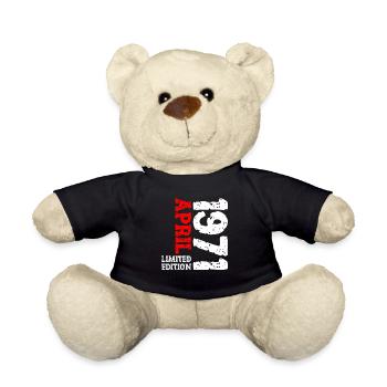 1971 avril édition limitée cadeau d’anniversaire - Nounours - noir - Devant