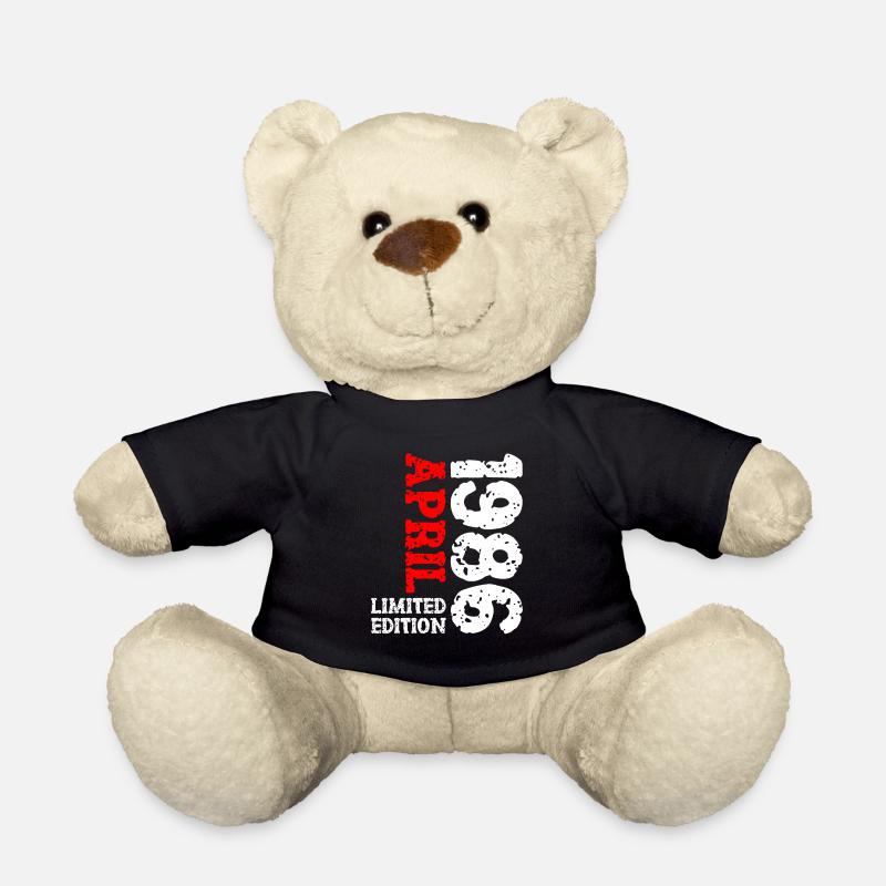 1986 avril édition limitée cadeau d’anniversaire - Nounours - noir