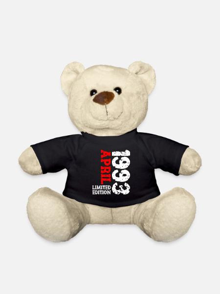 1993 April Limited Edition Geburtstag Geschenk - Teddy - Schwarz
