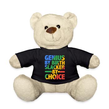 Génie de naissance fainéant par choix 17 - Nounours - noir - Devant