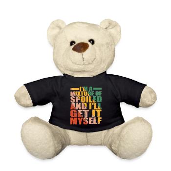 Je suis un mélange de gâtés et je vais l’obtenir moi-même 10 - Nounours - noir - Devant