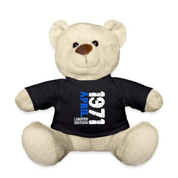 1971 avril édition limitée cadeau d’anniversaire - Nounours - noir - Devant