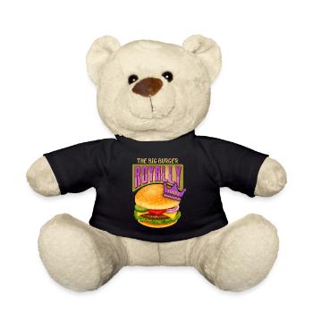 Burger-Cheeseburger Spruch Hamburger-Royale - Teddy - Schwarz - Vorne
